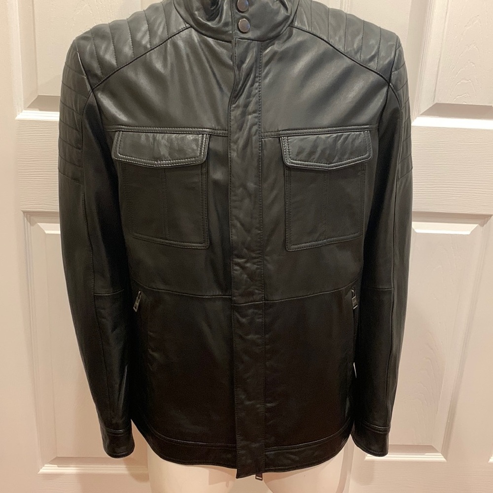 Hugo Boss Leather Jacket